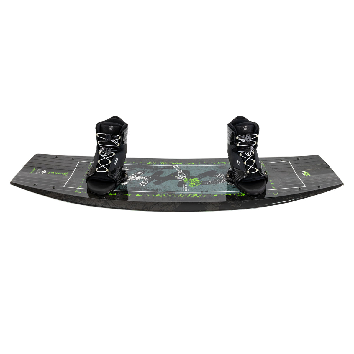 2027 KD Chaos Blank Wakeboard Green/Silver/Black