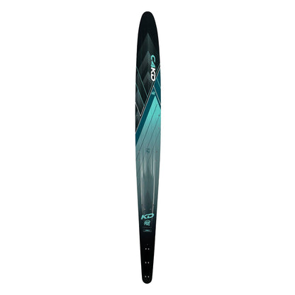 KD C4 Slalom Ski + Axcess & RTP Bindings Teal/Black