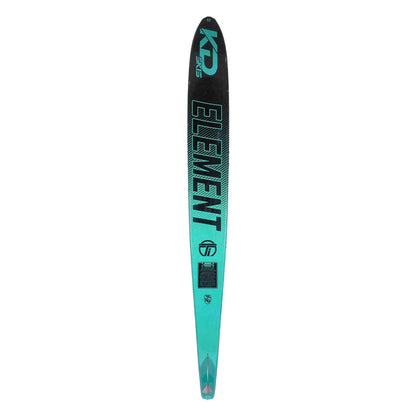 KD Titanium Slalom Ski + Flex & RTP Bindings Black/Teal