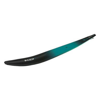 KD Titanium Slalom Ski + Vise & RTP Bindings Black/Teal