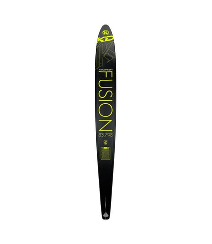 KD Krypton Fusion Slalom Ski + Vise & RTP Bindings Yellow/Black