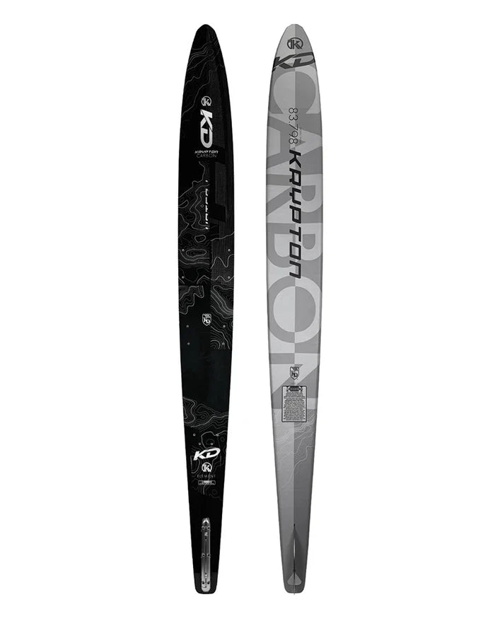 KD Krypton Carbon Slalom Ski + Flex & RTP Bindings Grey/Black