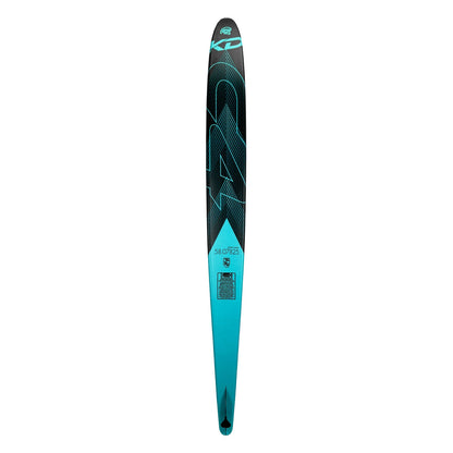 KD C4 Slalom Ski + Axcess & RTP Bindings Teal/Black