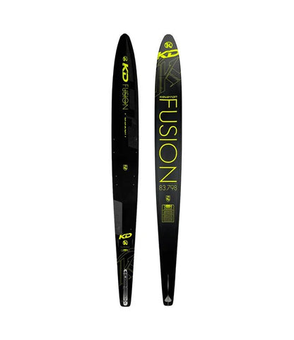 KD Krypton Fusion Slalom Ski + Vise & RTP Bindings Yellow/Black