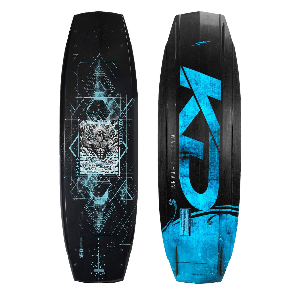 KD Genesis Wakeboard + Titan Boots Blue/Black
