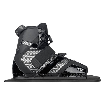KD Titanium Slalom Ski + Vise & RTP Bindings Black/Teal