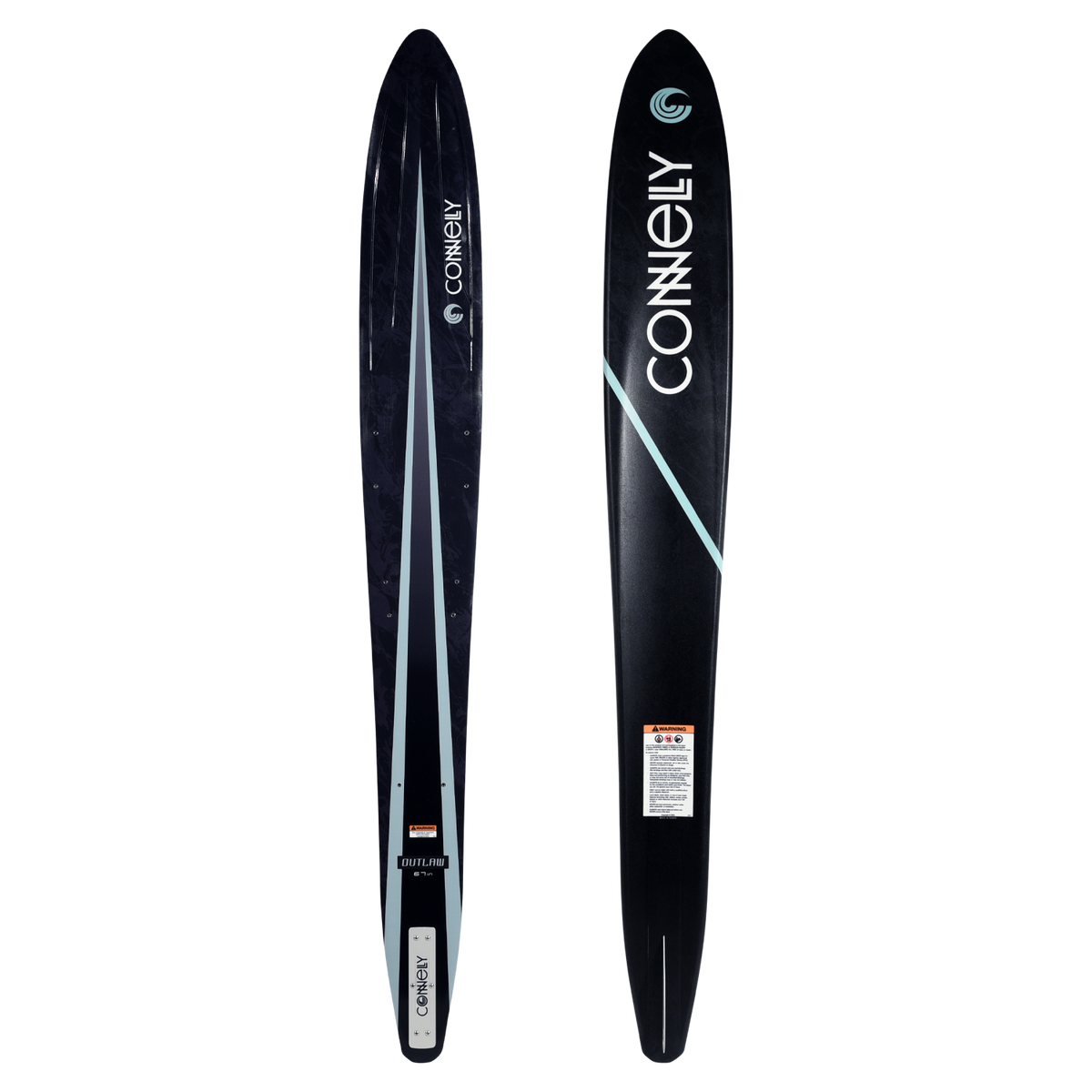 Connelly Outlaw Slalom Ski + Swerve & RTP Bindings Grey/Black
