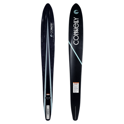Connelly Outlaw Slalom Ski + Swerve & RTP Bindings Grey/Black
