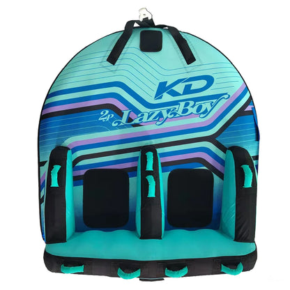 2027 KD Lazy Boy Tube 2 Person Teal/Navy 58"