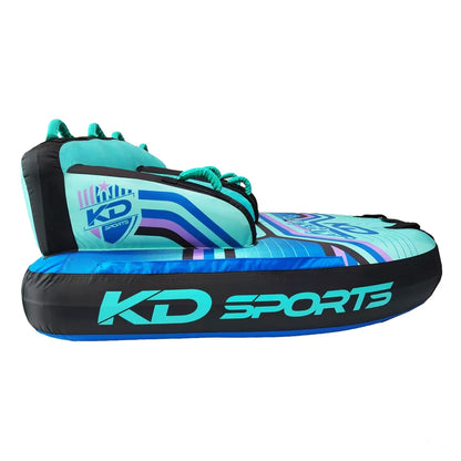 2027 KD Lazy Boy Tube 2 Person Teal/Navy 58"
