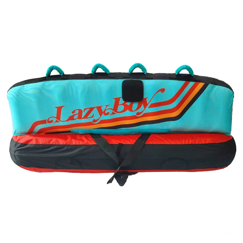 2027 KD Lazy Boy Tube 3 Person Teal/Red 76"