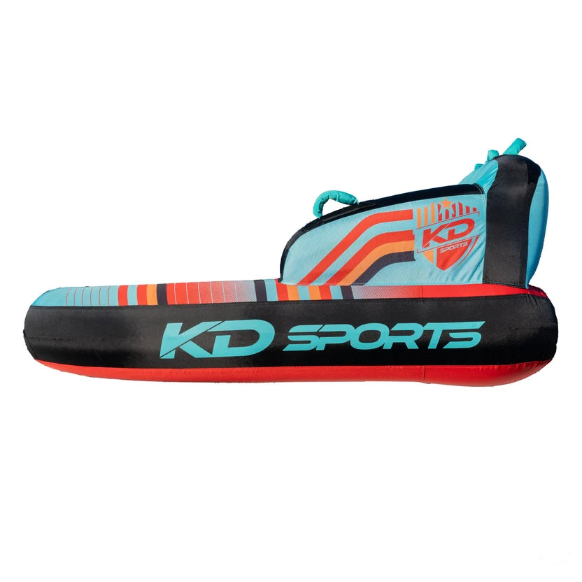 2027 KD Lazy Boy Tube 3 Person Teal/Red 76"