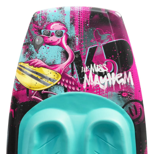 2027 KD Lil' Miss Mayhem Kneeboard Pink/Teal 53"/135cm