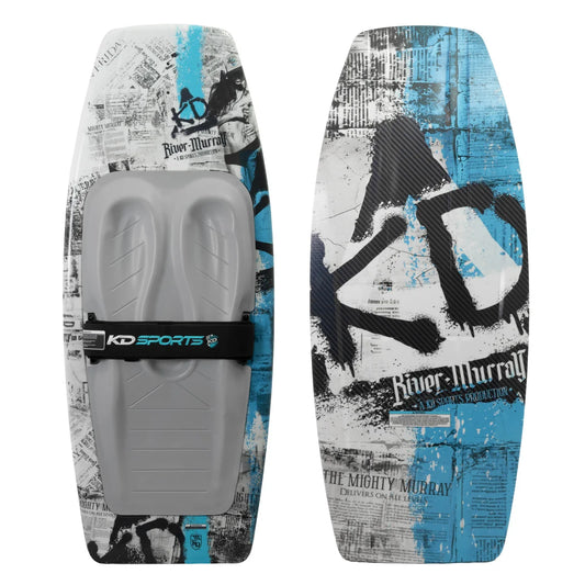 2027 KD River Murray Kneeboard Grey/Blue 53"/135cm