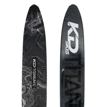 2027 KD Titanium CV Blank Slalom Ski Carbon/Grey