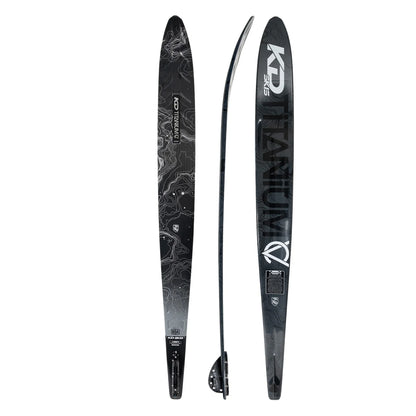 2027 KD Titanium CV Blank Slalom Ski Carbon/Grey