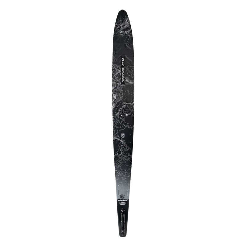 2027 KD Titanium CV Blank Slalom Ski Carbon/Grey
