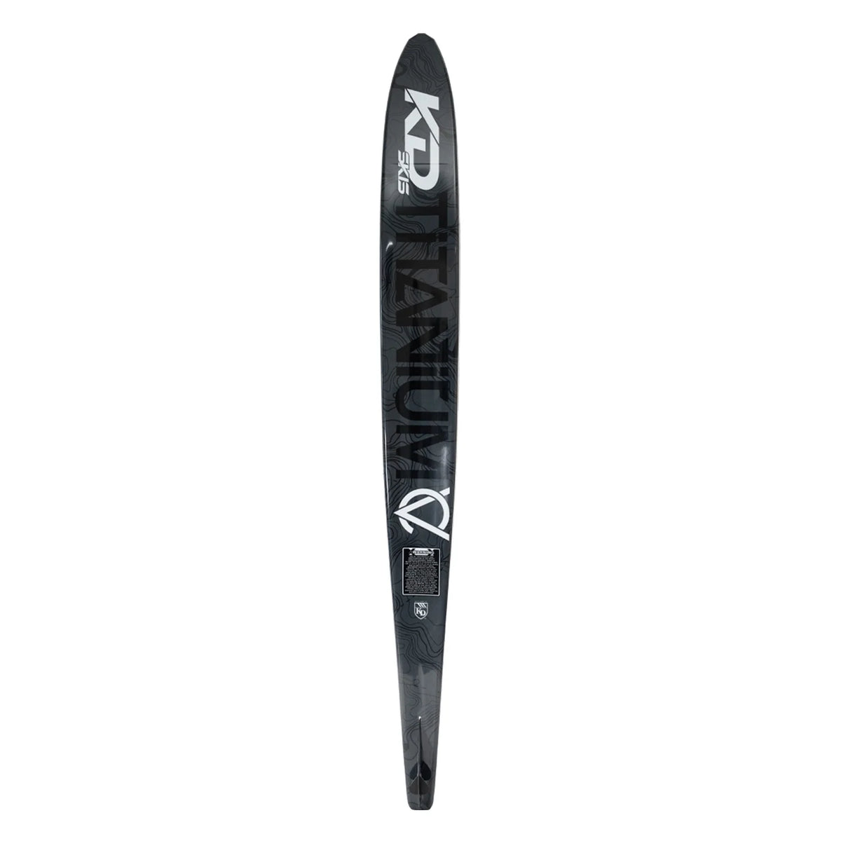 2027 KD Titanium CV Blank Slalom Ski Carbon/Grey