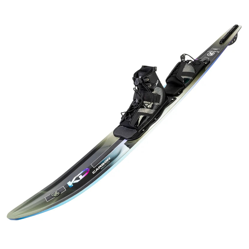 2027 KD Krypton Carbon Blank Slalom Ski Black/White/Blue/Purple