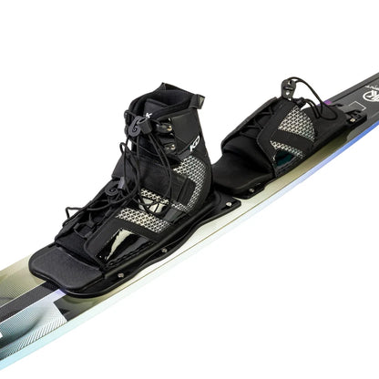 2027 KD Krypton Carbon Blank Slalom Ski Black/White/Blue/Purple
