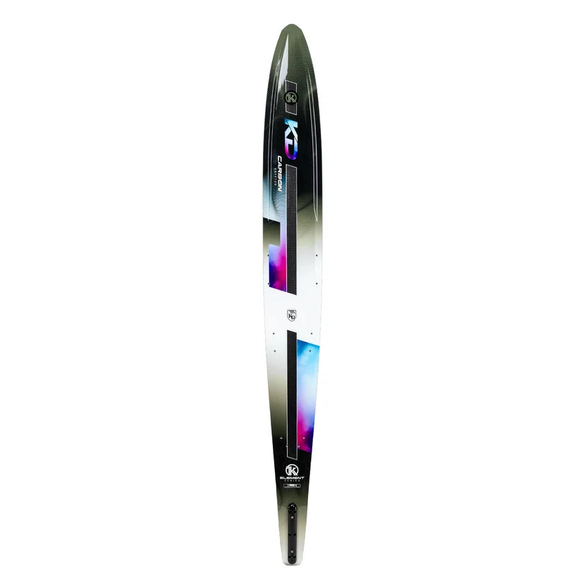 2027 KD Krypton Carbon Blank Slalom Ski Black/White/Blue/Purple