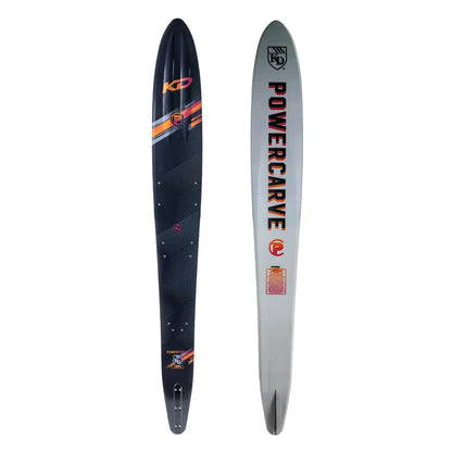 2027 KD Powercarve Blank Slalom Ski Black/Silver Grey