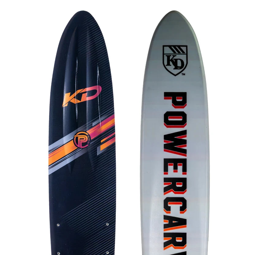 2027 KD Powercarve Blank Slalom Ski Black/Silver Grey