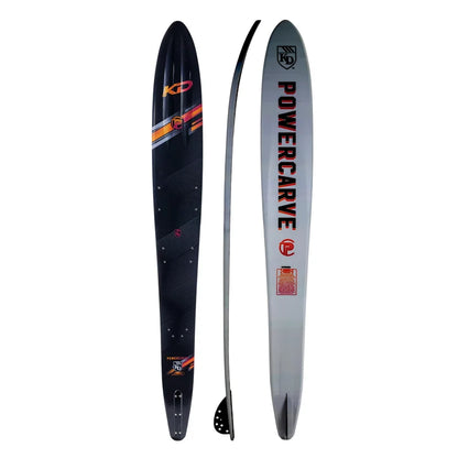 2027 KD Powercarve Blank Slalom Ski Black/Silver Grey