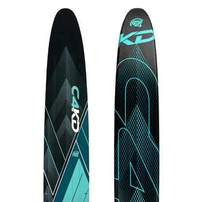 KD C4 Blank Slalom Ski Teal/Black