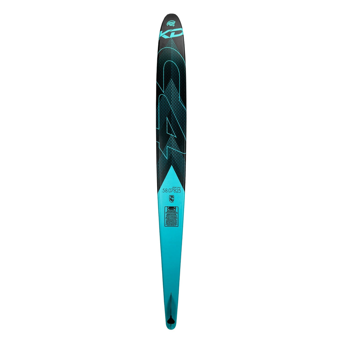KD C4 Blank Slalom Ski Teal/Black