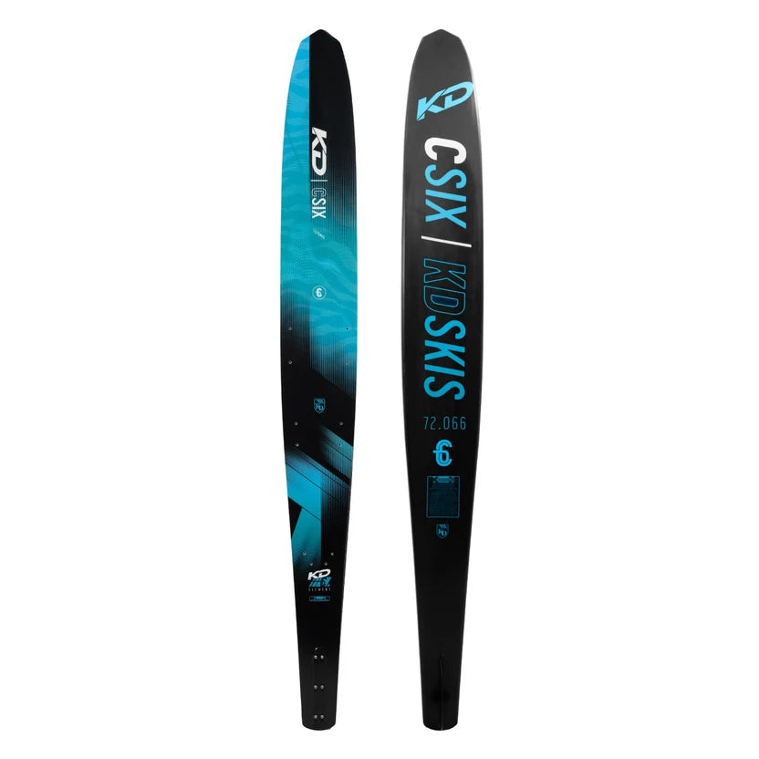2027 KD C-Six Blank Slalom Ski Teal/Black
