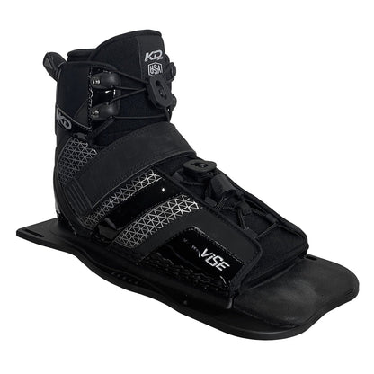 KD Vise Slalom Binding Water Ski Boot Black/Grey