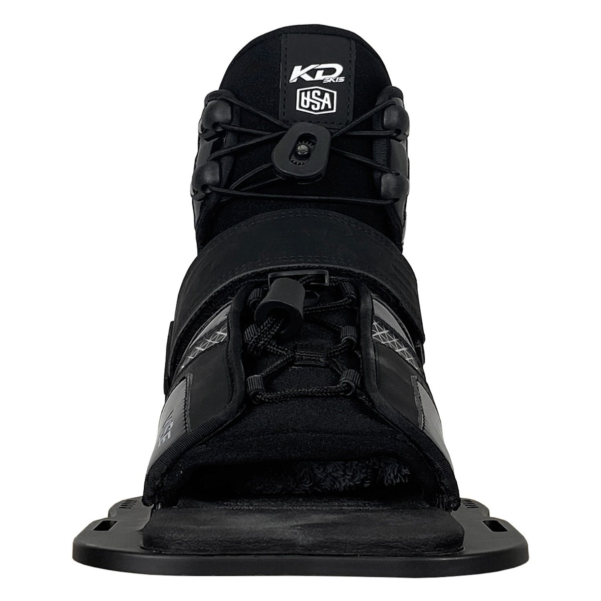 KD Vise Slalom Binding Water Ski Boot Black/Grey
