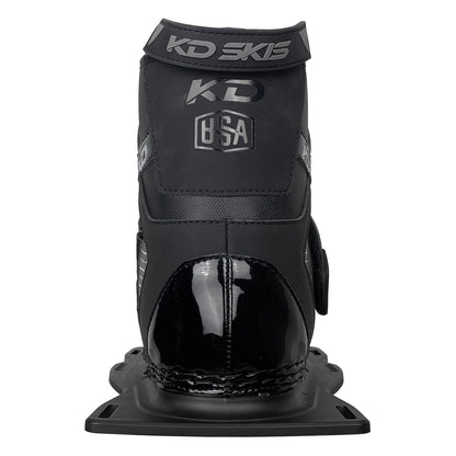 KD Vise Slalom Binding Water Ski Boot Black/Grey