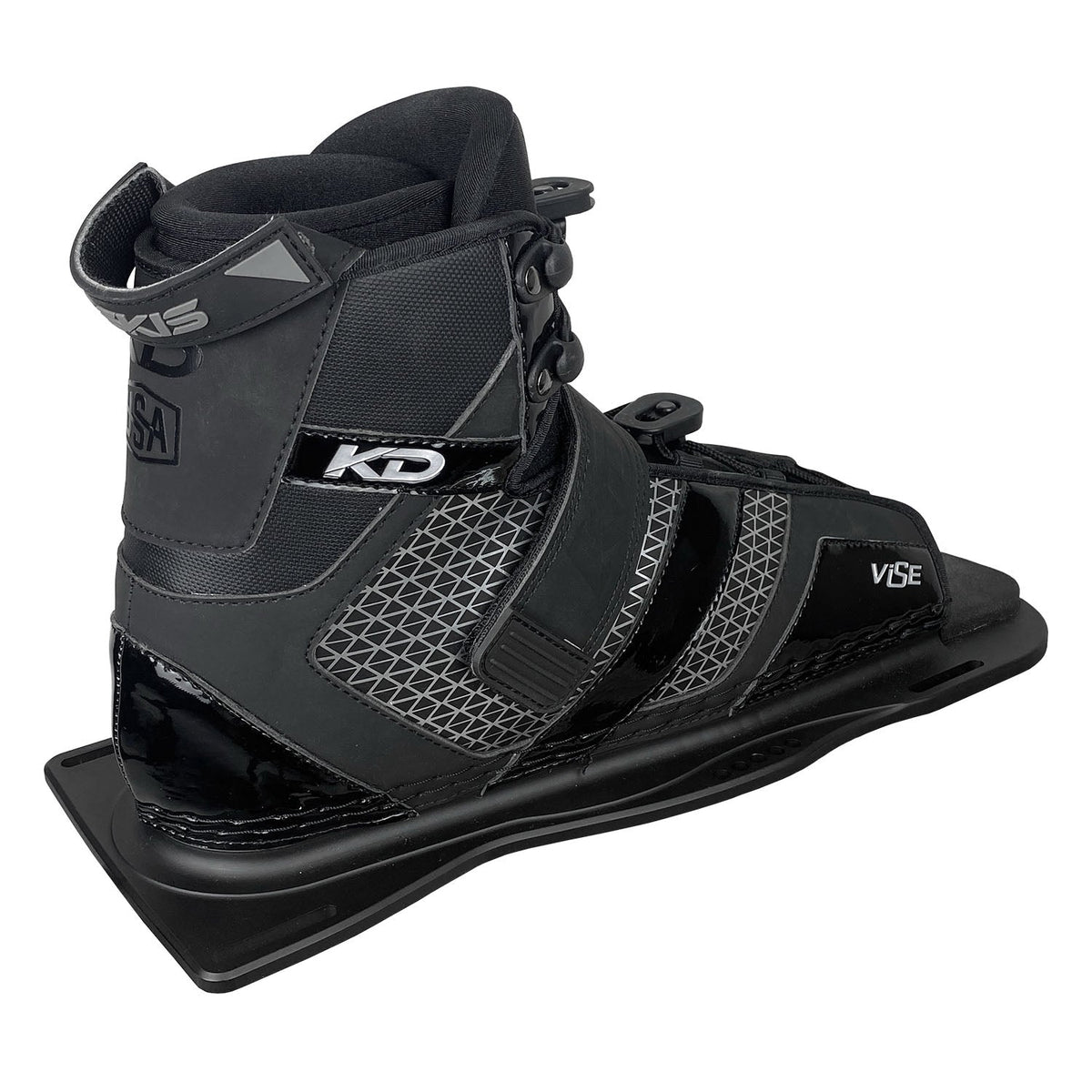KD Vise Slalom Binding Water Ski Boot Black/Grey