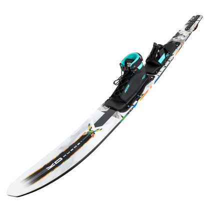 2027 KD Xenon Blank Slalom Ski Black/White/Grey 66"