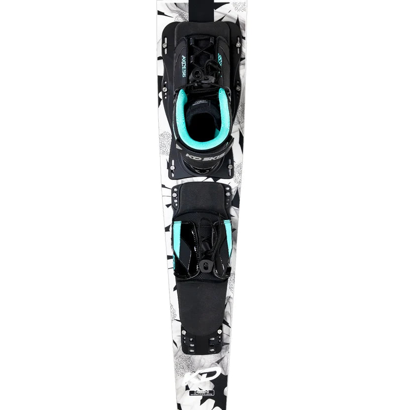 2027 KD Xenon Blank Slalom Ski Black/White/Grey 66"