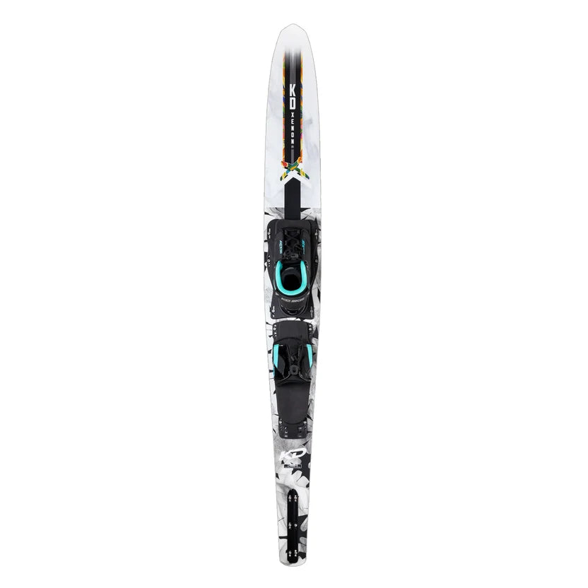 2027 KD Xenon Blank Slalom Ski Black/White/Grey 66"