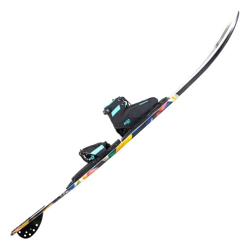 2027 KD Xenon Blank Slalom Ski Black/White/Grey 66"