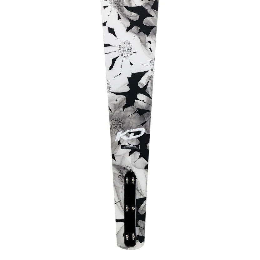 2027 KD Xenon Blank Slalom Ski Black/White/Grey 66"