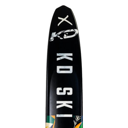 2027 KD Xenon Blank Slalom Ski Black/White/Grey 66"