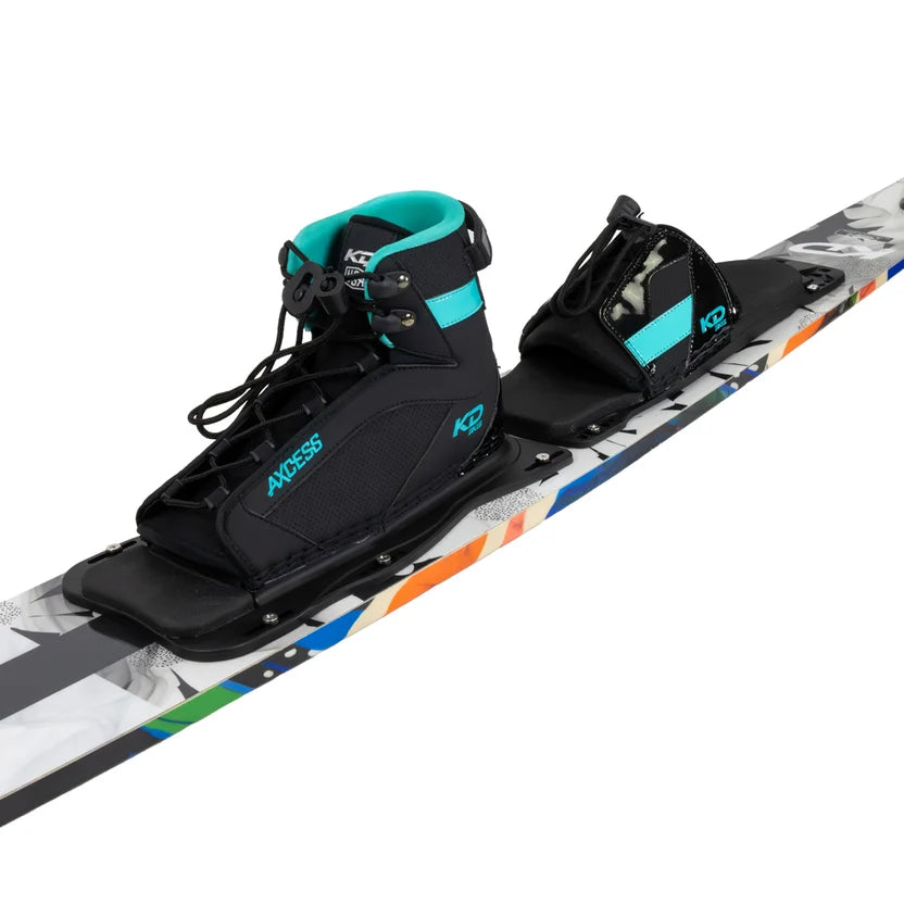 2027 KD Xenon Blank Slalom Ski Black/White/Grey 66"