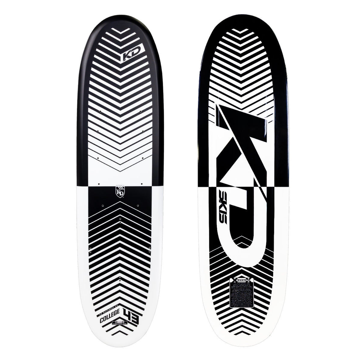 2027 KD College Trick Ski Black/White 43"