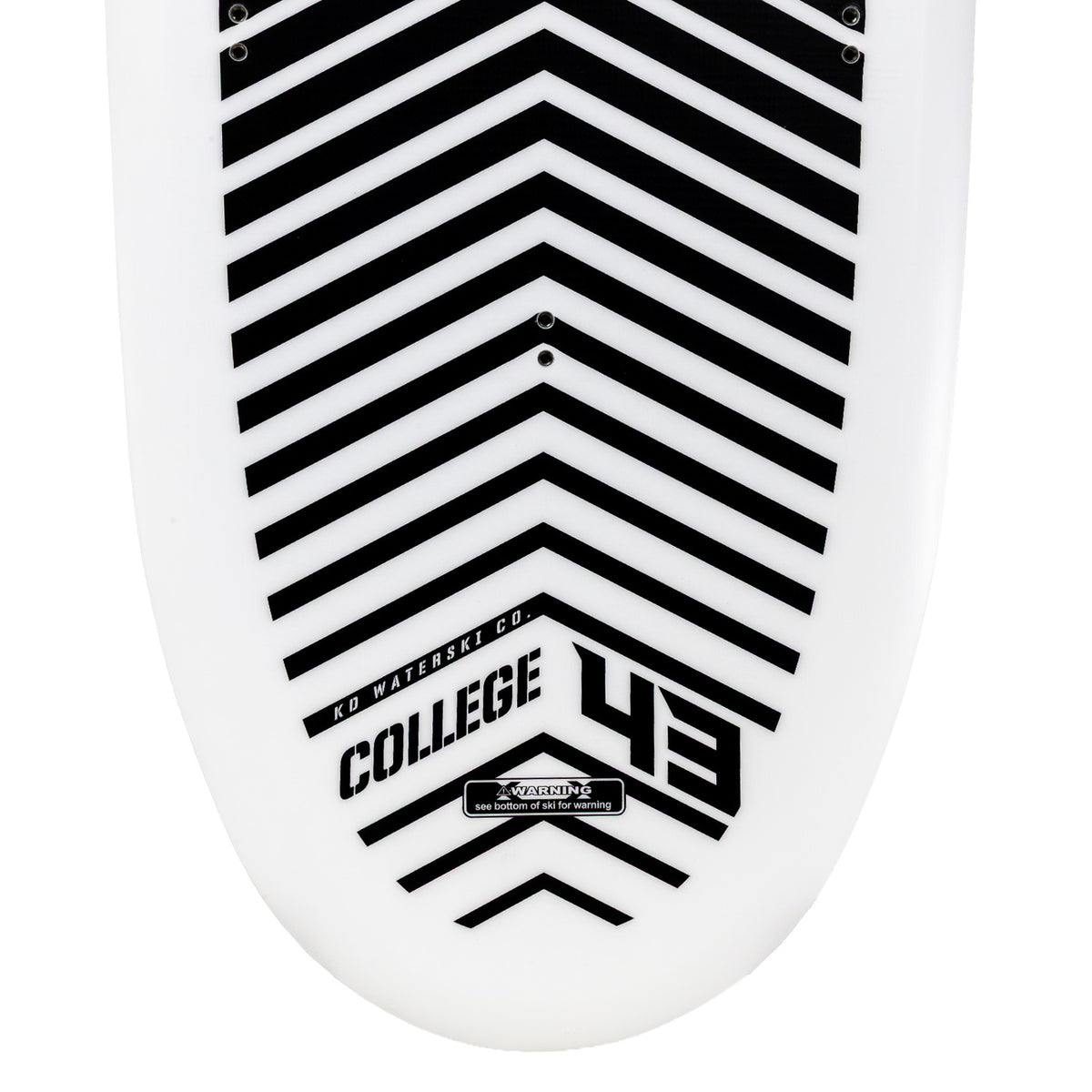 2027 KD College Trick Ski Black/White 43"