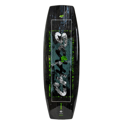 2027 KD Chaos Blank Wakeboard Green/Silver/Black