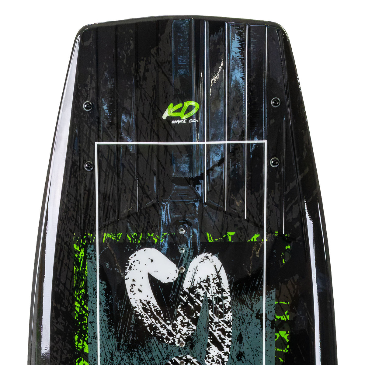 2027 KD Chaos Blank Wakeboard Green/Silver/Black