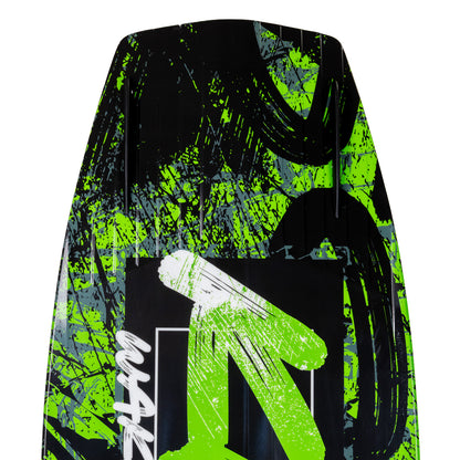 2027 KD Chaos Blank Wakeboard Green/Silver/Black