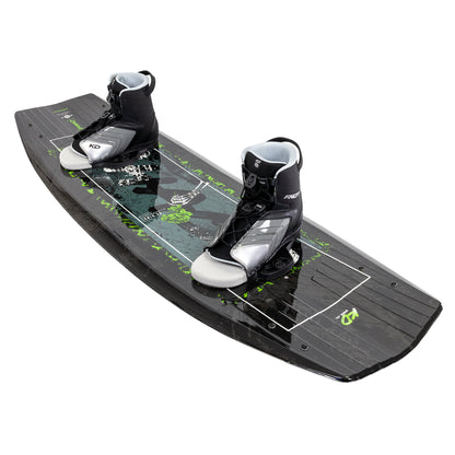 2027 KD Chaos Blank Wakeboard Green/Silver/Black