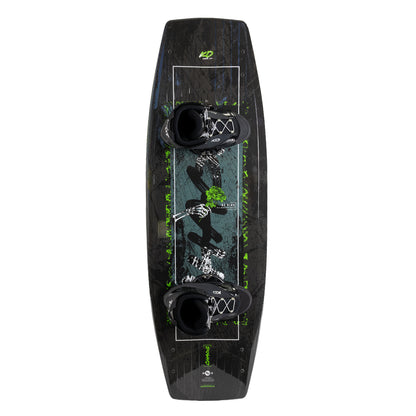 2027 KD Chaos Blank Wakeboard Green/Silver/Black