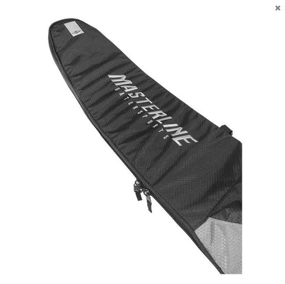 Masterline Deluxe Mens Slalom Bag Lockable Zipper Silver/Black